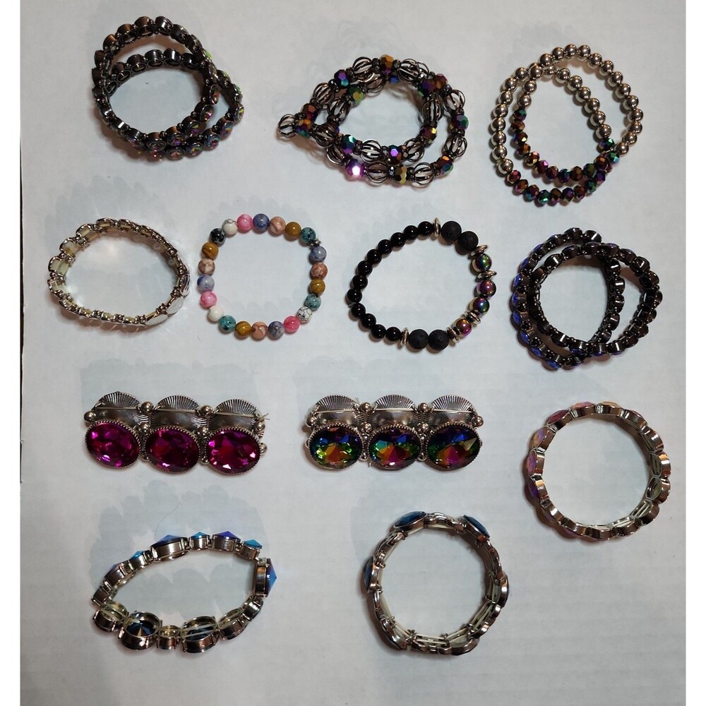 Paparazzi Stretch Bracelet Collection – Bold Statement & Iridescent Styles